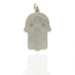 Berloque Mão de Fátima 32mm Prata