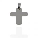 Medalha Chapa Lisa Redonda 4cm Prata