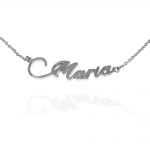 Colar Nome Maria Prata